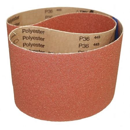 Vsm Abrasive Belt, 80 Grit, AO, 3 x 24", PK10, 3" W, 24" L, Coated ...
