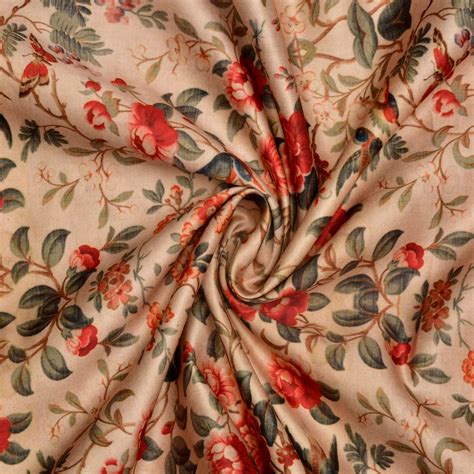 Vintage Floral Print Fabric – Design station