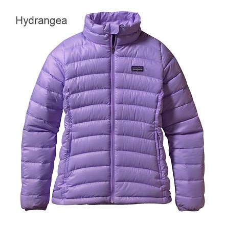 Patagonia Down Sweater Jacket Girl's - Lotus Flower - Large — CampSaver