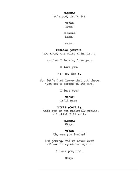 Image result for Fleabag Play Script PDF