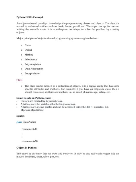 Image result for Python Oops Full Tutorial