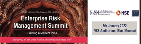 NISM-NSE-IRM Programme on "Enterprise Risk Management Summit ...