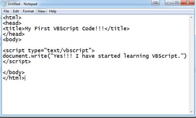 Image result for VBScript Codes