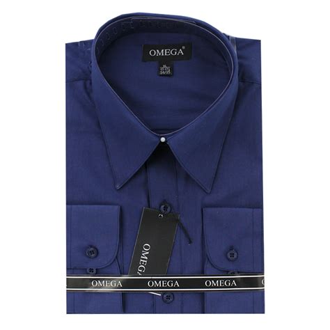 Navy Blue Dress Shirts For Men