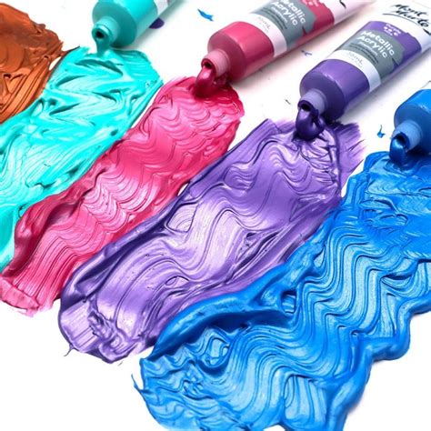 Mont Marte Metallic Acrylic Paint Intro Set-SCOOBOO – SCOOBOO