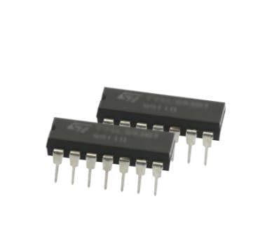 74 LS 93-4-bit binary counter IC chip (separate divide-by-2 and divide ...
