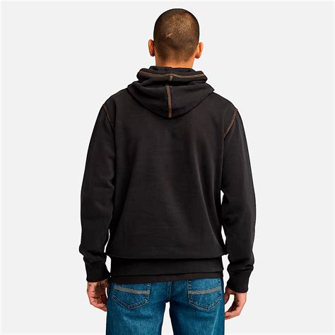 Men’s Contrast Stitch Logo Hoodie - Black | Timberland US