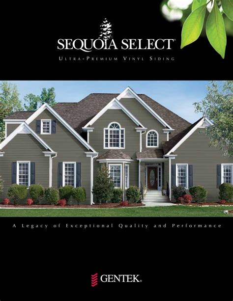 Gentek Building Products, Inc., Catalogs, Sequoia Select Vinyl Siding ...