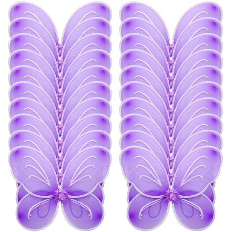 24 Pcs Butterfly Wings Fairy Wings Bulk Butterfly Birthday Decorations ...