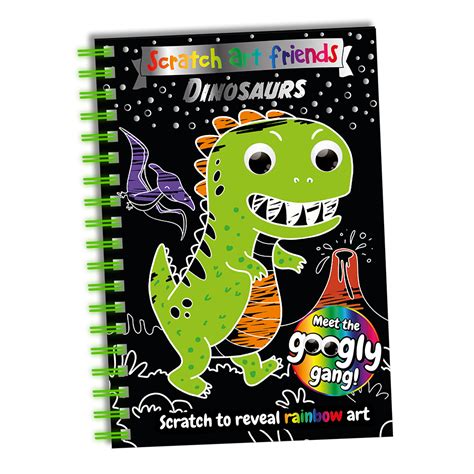 Scratch Art Friends: Dinosaurs – Bombay Kids Company