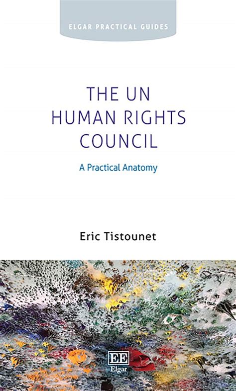 Buy The UN Human Rights Council: A Practical Anatomy (Elgar Practical ...