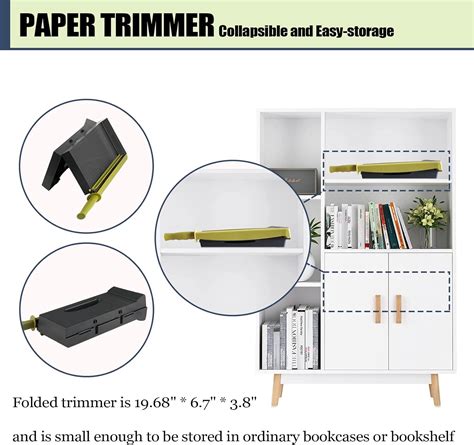 Buy 12 Cut Length Guillotine Paper Trimmer, 16 Sheets Capacity Paper ...