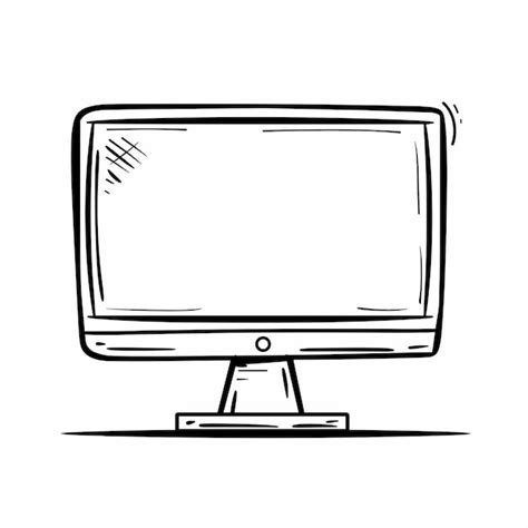 Image result for Computer Monitor Drawing