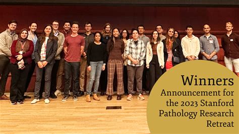Winners of the 2023 Stanford Pathology Research Retreat | Department of ...