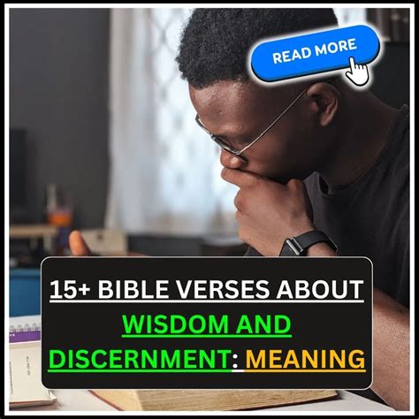 15+ Bible Verses About Wisdom and Discernment: Meaning