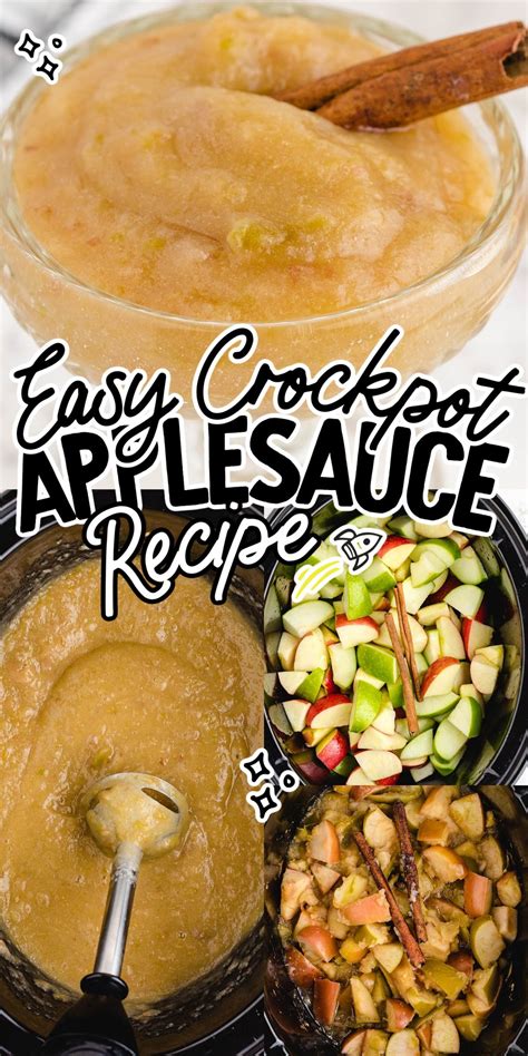 Easy Crockpot Applesauce Recipe