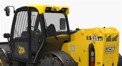 3D JCB 535 Hydraulic Telehandler Forklift model | 3D Molier International