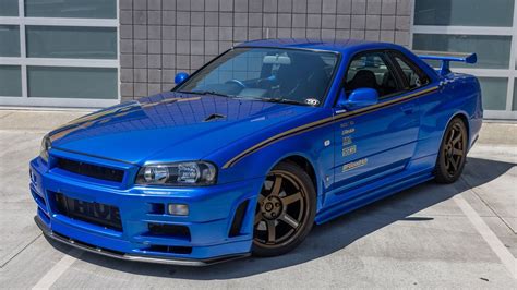 Paul Walker-driven Motorex R34 Nissan Skyline GT-R V-Spec II is for sale