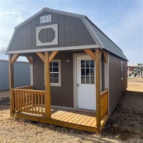12x32 Lofted Barn Cabin | Derksen Portable Buildings