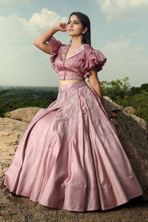 Buy Siddh Couture Pink Box Pleated Lehenga Set For Women Available ...