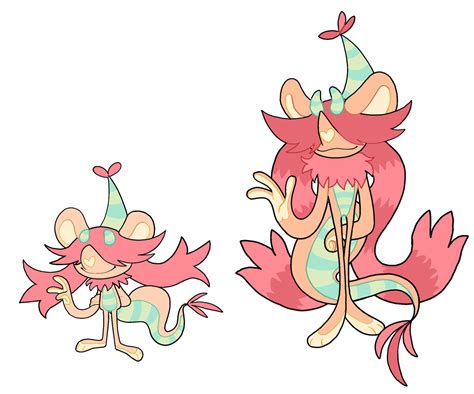 Dragon/Fairy type Impidimp and Morgrem by plentyofsoup on DeviantArt