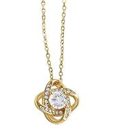 FABUNORA 925 Sterling Silver Cubic Zirconia Crystal Peacock Necklace ...