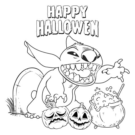 Disney Halloween Coloring Pages For Adults