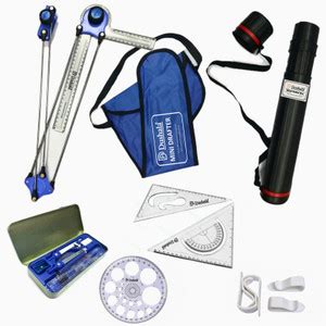 DUSHALA Mini drafter, Sheet holder box, Geometry box, Set squares, Pro ...