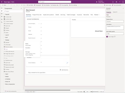 Image result for Power Apps Form Control