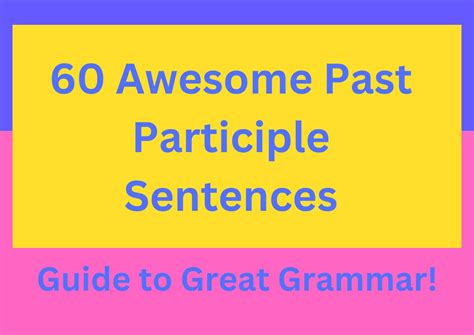 Image result for Past Participle Examples