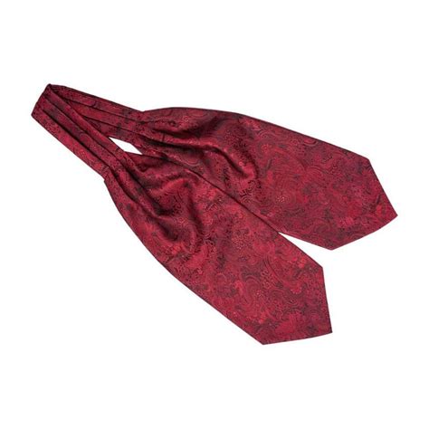 Buy The Tie Hub Royal Paisley Burgundy Cravat For Men at Amazon.in