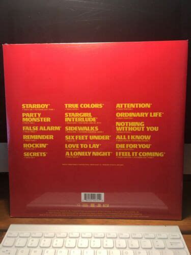 popsike.com - The Weeknd Starboy 2 x LP Red Vinyl - New & Factory ...