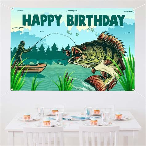 Fishing Happy Birthday Wallpaper Background Happy Birthday Fishing