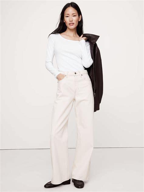 Refined Scoop-Neck T-Shirt | Banana Republic