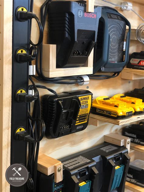 DIY Battery Charging Station - Field Treasure Designs