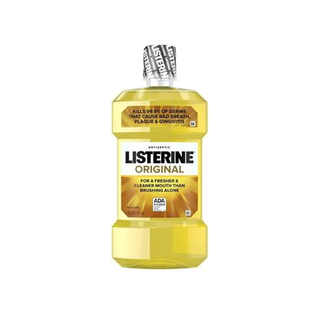 Listerine Stay White 500ml Effective Mouthwash for Brightening Teeth and Preventing Stains ...