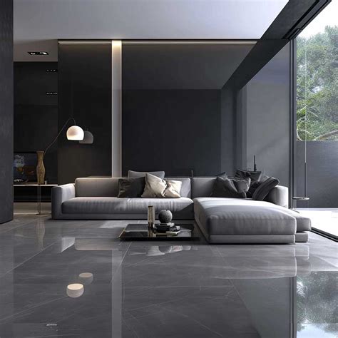 19+ Grey Flooring Living Room Concepts for a Contemporary Home Update