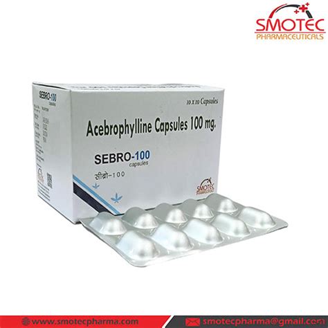 SEBRO-100 CAPSULES SMOTEC PHARMACEUTICALS