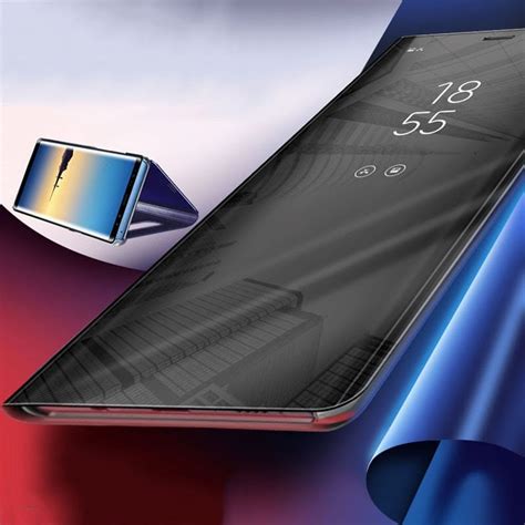 Vaku ® Oppo F9 / F9 Pro Mate Smart Awakening Mirror Folio Metal ...