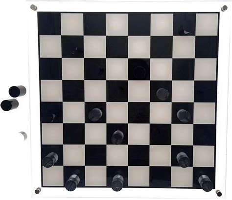 Buy Clear Acrylic Checkers Set by OnDisplay at Ubuy India