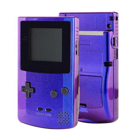 eXtremeRate Chameleon Purple Blue GBC Replacement Full Housing Shell ...