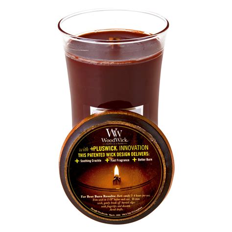 WoodWick Smoked Walnut&Maple glass large | ExcaliburShop