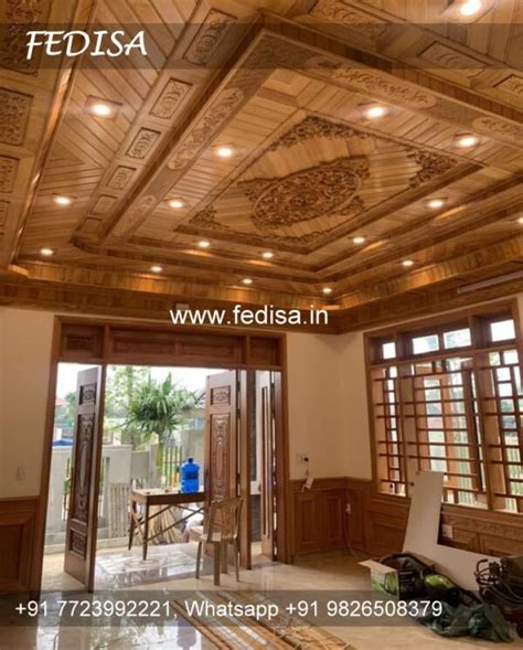 Wood Ceiling, Living Room Pop Design 2019 Living Room With High ...