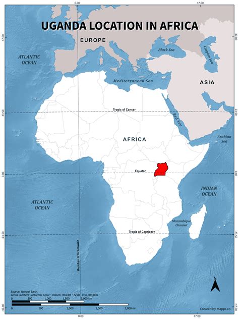 Uganda Maps | Mappr