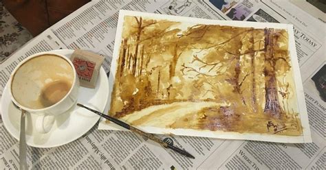 Paint With Leftover Coffee Grandmama's Cafe | WhatsHot Mumbai