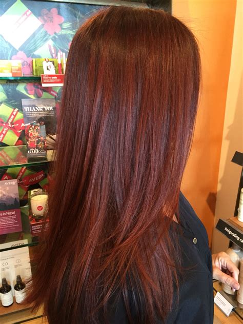Deep Red Hair!! AVEDA Color Trendy Hair Color, Hair Color And Cut, Cool ...