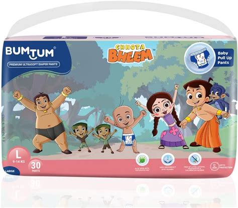 Buy Bumtum Baby Diaper Pants, XL Size, 54 Count, Double Layer Leakage ...