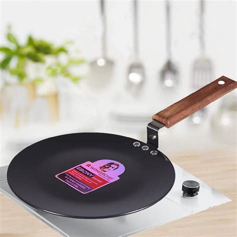 Buy WONDERCHEF Balck Ebony Roti Tawa- Aluminium- 29 cm from Wonderchef ...