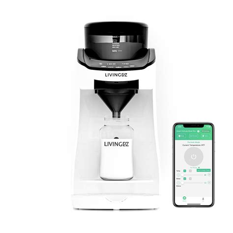 Buy LivingEZ Smart Formula Mixer Plus- App Controled WiFi Baby Formula ...