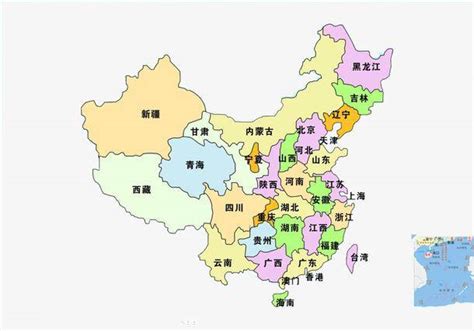 中国政区地图全图-千图网